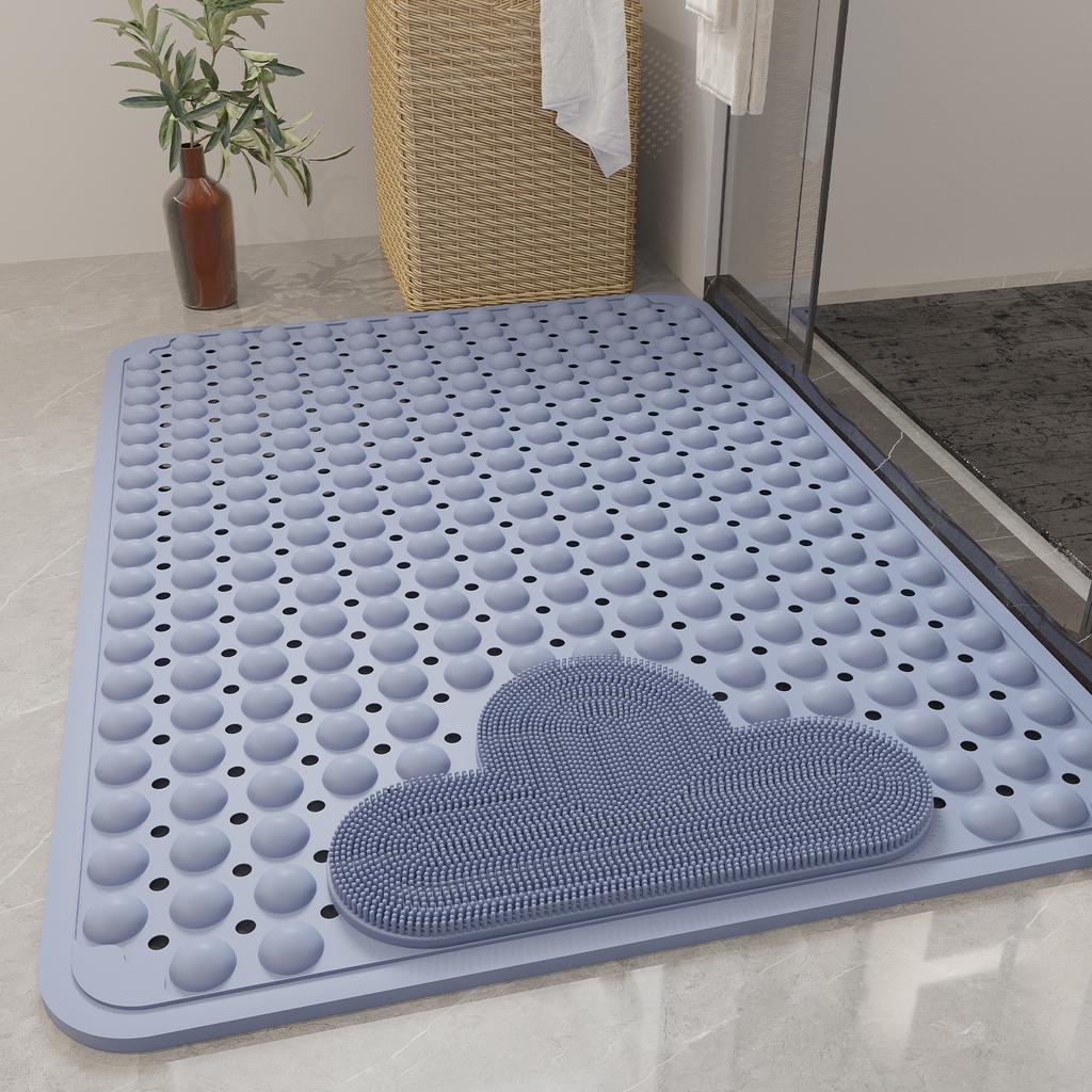 Environmentally Friendly TPE Bathroom Anti Slip Pad Home Shower Room Elderly Pregnant Anti Fall Massage Foot Pads Bath House Safety Shower Mat