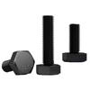 12.9 Grade Black High-Strength External Hex Bolt, Medium Tooth, Full Thread, M10-M36