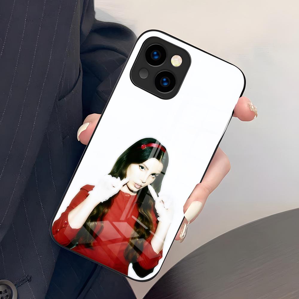 Lana Del Rey Popular Singer Phone Case For IPhone 17 Pro Max 15 Pro 16 14 Plus 12 13 Mini 11 Pro Shockproof Glass Cover