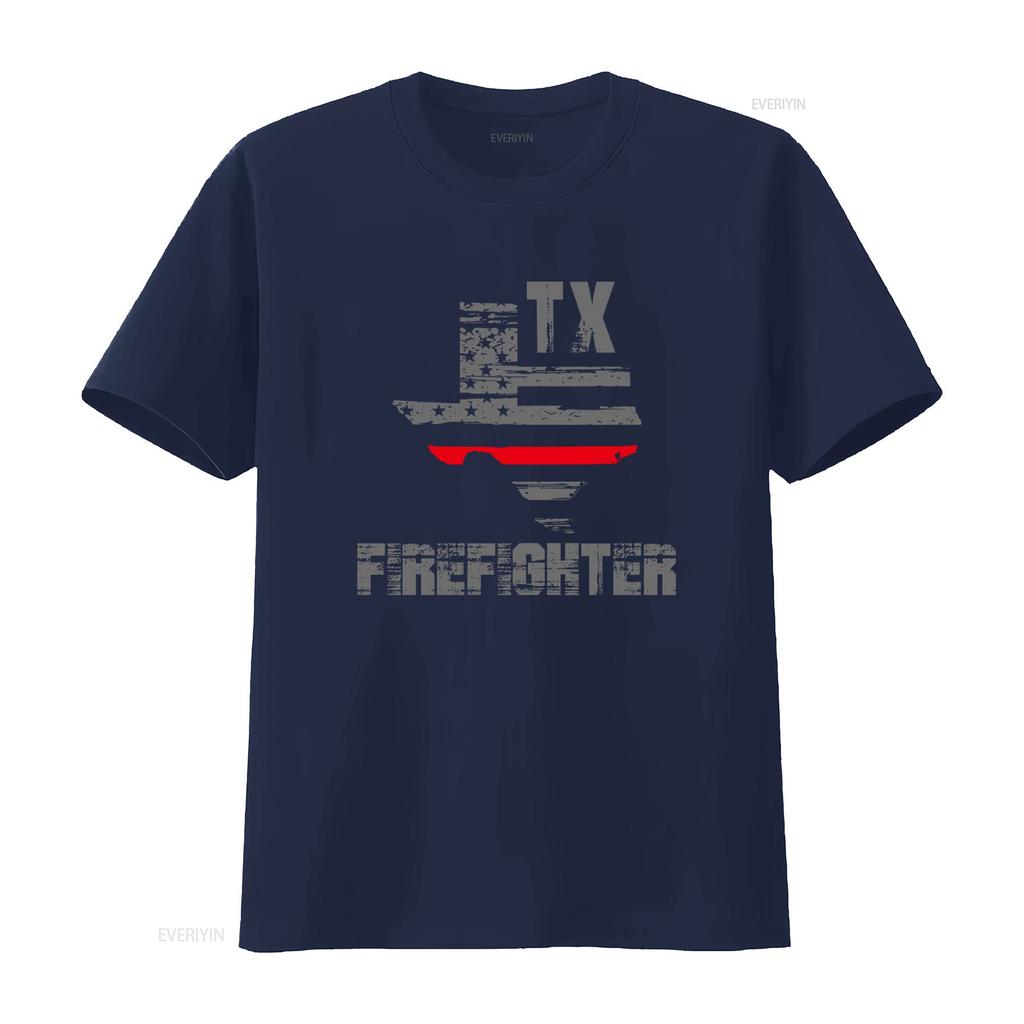 Texas Firefighter T Shirt Stylish And Patriotic Design For Enthusiasts Vintage Breathable Streetwear Designer Clothes