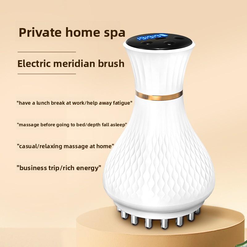 Electric Meridian Brush Scraping Artifact Instrument Whole Body Dredging Meridian Brush Leg Massager Rubbing Belly Rubbing Instrument