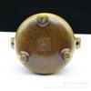 Three-Legged Tripod Buddha Offering Plate Copper Incense Living Room Ornament Aromatherapy Tube Cap Ear Burner Dam