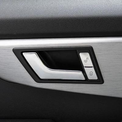 LHD RHD Car Interior Sticker For Mercedes Benz C E S Class GLC GLK GLB Central Door Lock Unlock Switch Button Cover Accessories