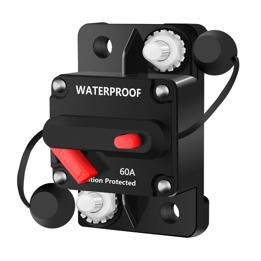 DaierTek 30A-300A Circuit Breaker 12V Trolling with Reset Boat Power Protect for Audio Fuse Car 48VDC Waterproof Fuse Holders1