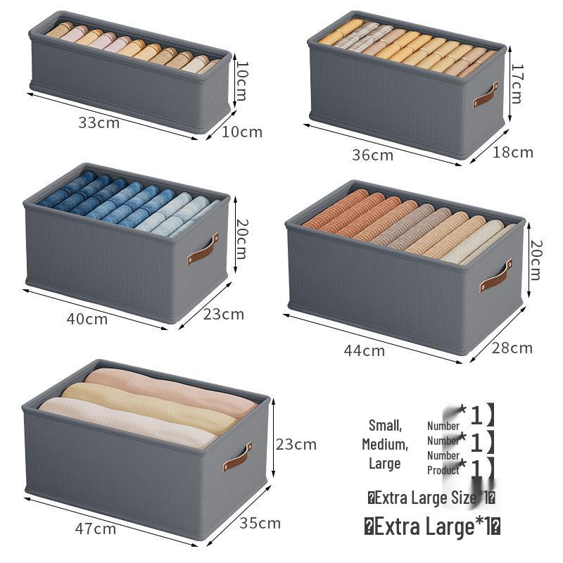 

Складной ящик для хранения из моющейся ткани Оксфорд с полиуретановой ручкой Medium [36*18*17]