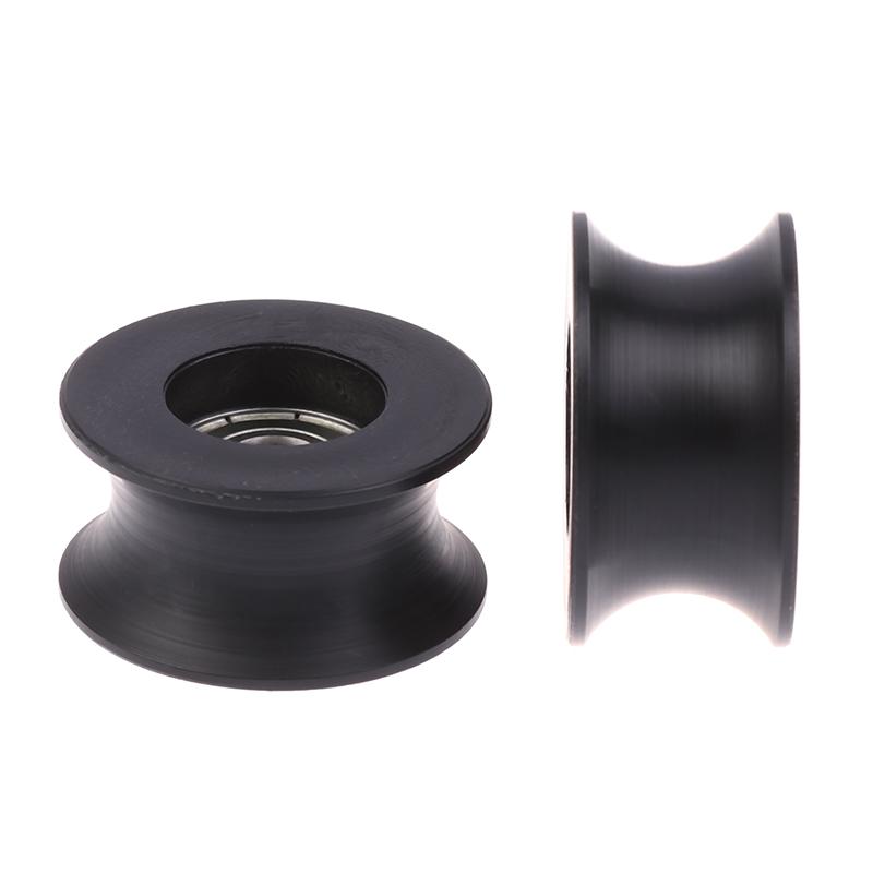 1Pcs 8*40*20.5Mm Nylon Roller Bearings 0840Uu 8Mm Groove Guide Pulley Sealed Rail Groove Ball Bearing Wheel
