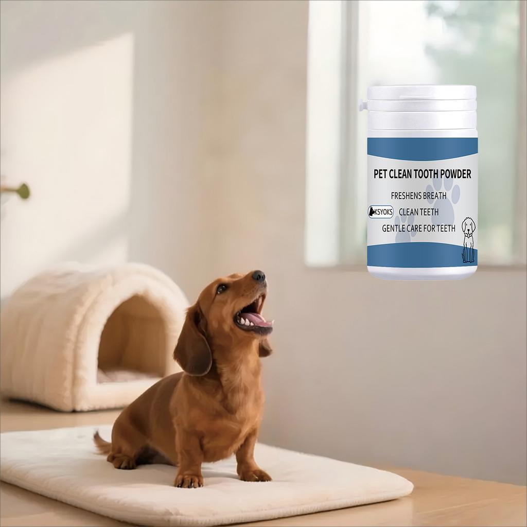 Pet tooth powder can protect dental health, thoroughly clean teeth, and improve oral health