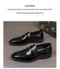 Men's British Style Leather Loafers - Breathable, Formal & Casual Slip-on Shoes