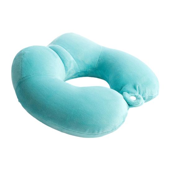 U-Shaped Pillow with Removable Cover, Neck Support Pillow for Travel Office Home, Lumbar Nap Cushion, Leg Lift Cushion, Cervical Relief Headrest