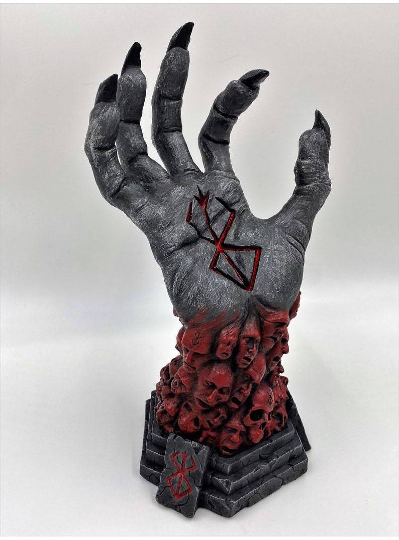 Marvelous Berserk Hand Of God Resin Sculpture Distinctive Halloween Ornament Collection The Hand of Fury God