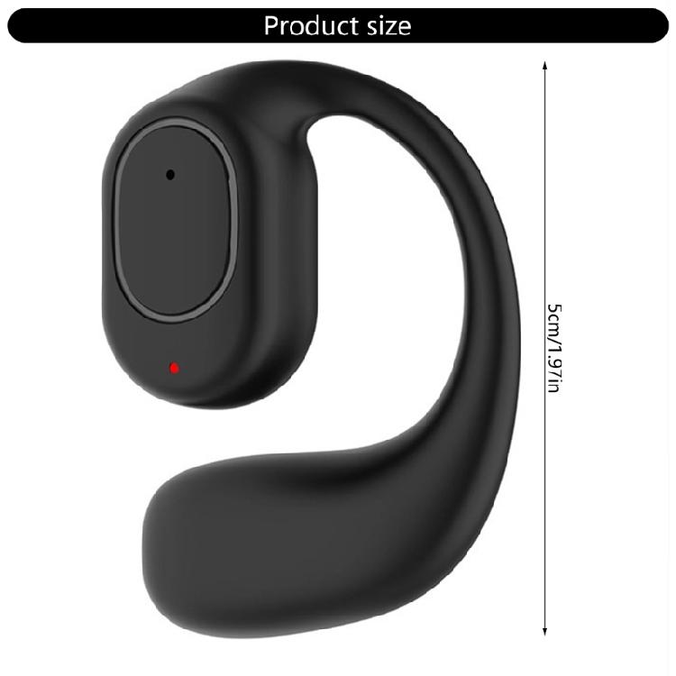Wireless Sport Earbud Dynamic Sound With Stable Ear Hook Grip Earphone Enhances Gaming Auditory Single Ear Earbud