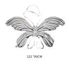 Large Iridescent Butterfly Wing Balloon (122x89 Cm) - Colorful Aluminum Film Inflatable for Photo Shoots