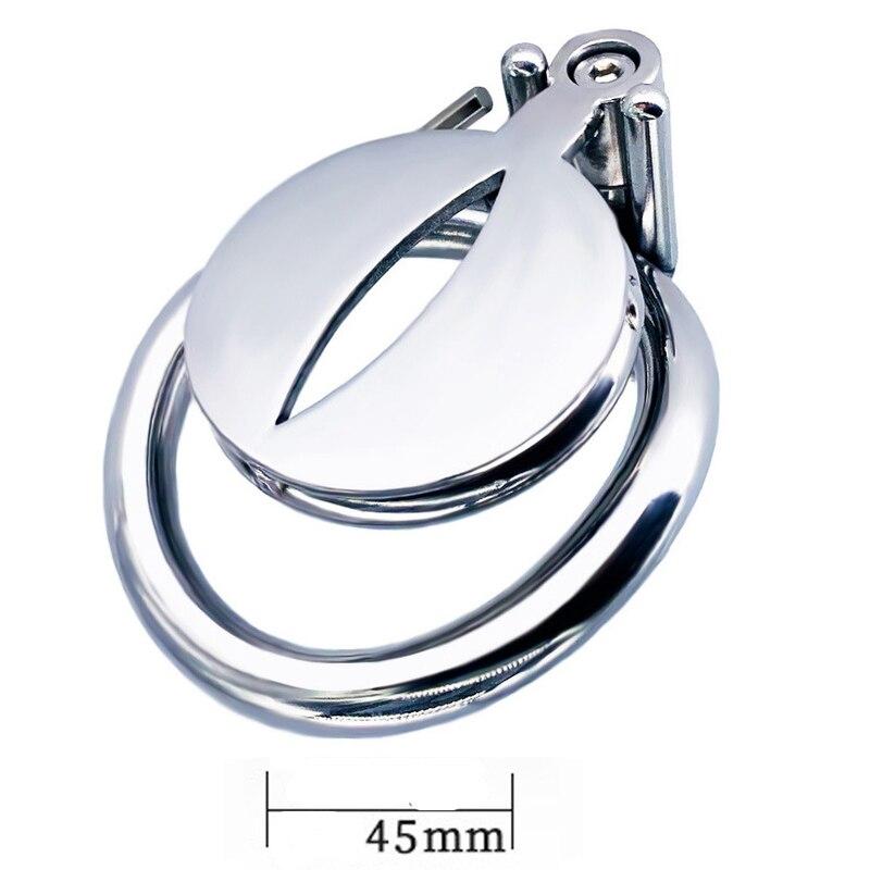 BDSM CB Lock Penis Cage Men's Chastity Adult Sex Toys Cock Rings Chastity Cage Estim Ball Stretcher   Slave Cbt Cuckold