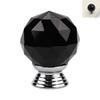 Crystal Cabinet Knobs with Screws Decorative Crystal Glass Dresser Knobs for Dresser Drawers Cupboard