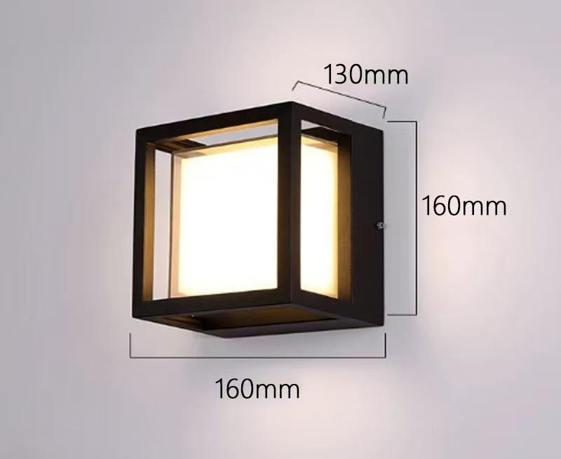 Waterproof LED Outdoor Wall Lamp for Garden, Courtyard, Villa, and Balcony