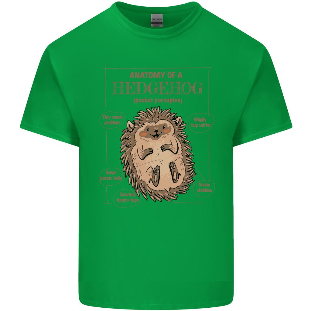 Anatomy of a Hedgehog Funny Unisexs Light Cotton TShirt