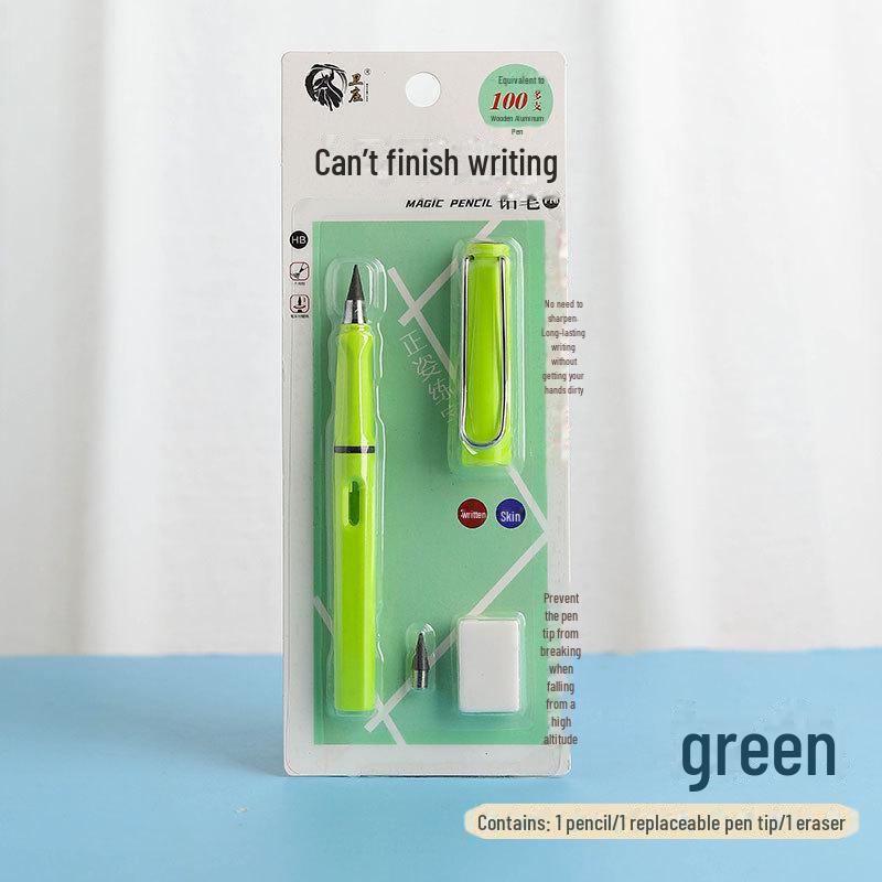 "Durable Black Technology Pencils: Unbreakable, No Sharpening Needed, Ink-Free, Perfect for Students and Kids."
