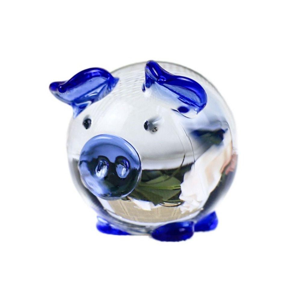 Crafts Crystal Pig Ornaments Cartoon Desktop Pig Ornaments Creative Pig Figurines  Desktop