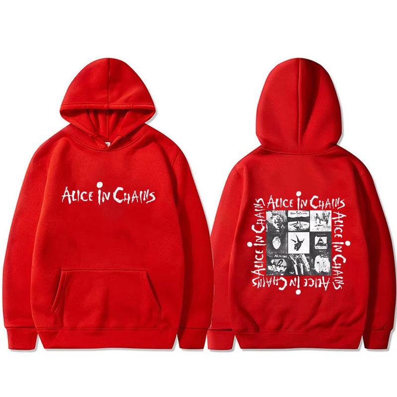 Rock Band Alice in Chains Album Graphic Hoodie Men Women Casual Oversized Pullover Hoodies Men's Streetwear