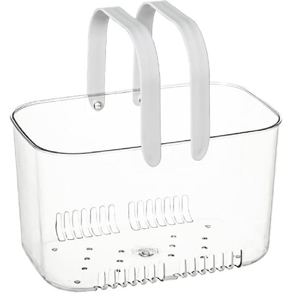 Portable Shower Caddy Basket, Plastic Storage Baskets with Handles Plastic Organizer Storage Tote Shower Caddy Bins Organizer Toiletry Bag Hollow