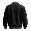 Men's Solid Color Pocket Zipper Jacket Men's Sports Large Size Casual Jacket
