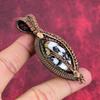 White Buffalo Turquoise Pendant Copper Wire Wrapped Pendant Gemstone Pendant Copper Jewelry Unique Pendant Gifts for Wife Handmade Pendants