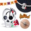 Halloween Party Kupfer Gothic Rose Spinne Totenkopf Perlen Passen Charms DIY Armband Für Schmuckherstellung Frau Geschenk