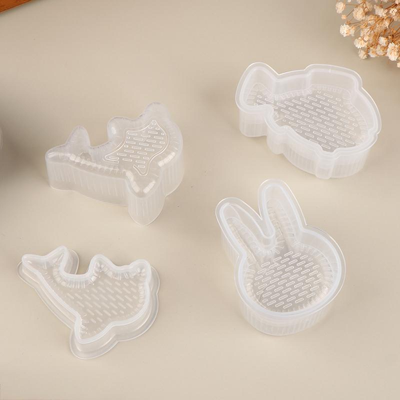 3Pcs/Set Cartoon Shape Rice Ball Mold Sushi Roll Bento Press Mold Diy Tools