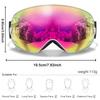 Anti-Fog UV400 Snowboard Goggles for Men Women Outdoor Sports Ski Mask Cycling Glasses with Replacement Lens Christmas Gift