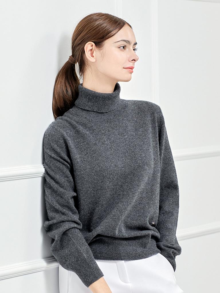Nitina 100% Cashmere Pullover D/Gy