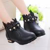 2024 New Autumn/Winter Girls' Korean Princess Velvet Leather Short Boots