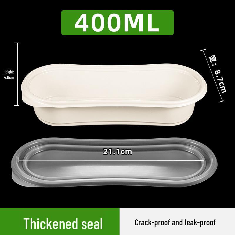 Japanese Style Multi-Compartment Disposable Food Container, Microwave-Safe