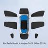 For Tesla Model Y Juniper 2025 Car Side Window Sun Shade Curtain Summer Sun Protection Sunshade Cover UV Car Privacy Curta