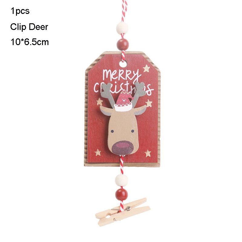 Colecție de Ornamente de Crăciun Frumos Lucrate Manual cu Designuri Unice din Feutru și Lemn pentru Decorarea Casei