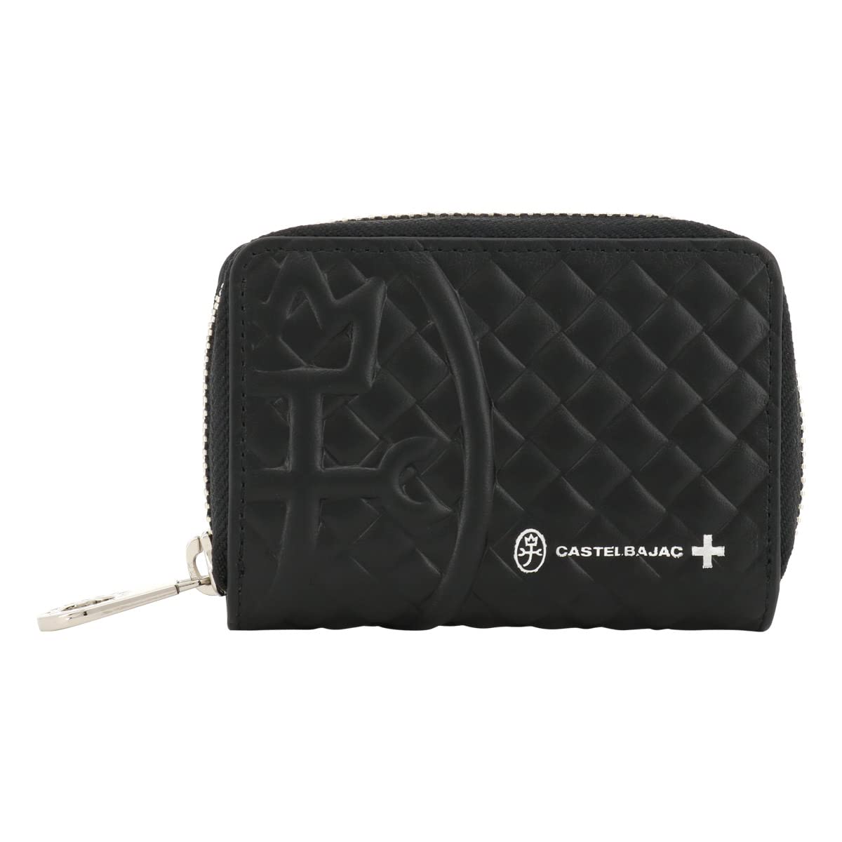

Key Case 3 Rows Genuine Leather 047621 Garbo Key Chain Leather Cowhide Black [Castelbajac] Men s [01]