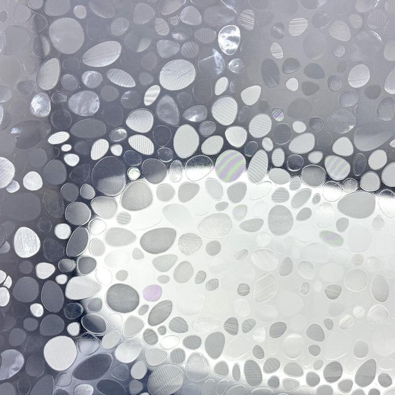 Wasserdichter Duschvorhang mit 3D-Struktur, Schimmelresistent & Bohrlos