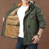 Winter Fleece Thickened Multi-pocket Tooling Cotton-padded Coat Men's Large Size Loose Outdoor Mountaineering Jacket Thermal Jacket