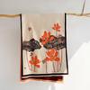 400g Retro Ethnic Bluebird Scarf: Women's Winter Warm Neck Warmer, High-End Imitation Cashmere Shawl.