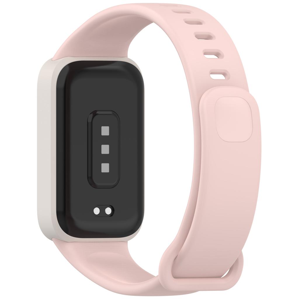 For Xiaomi Smart Band 9 Active/Redmi Band 3 Soft Silicone Integrated Wristband Watch Case