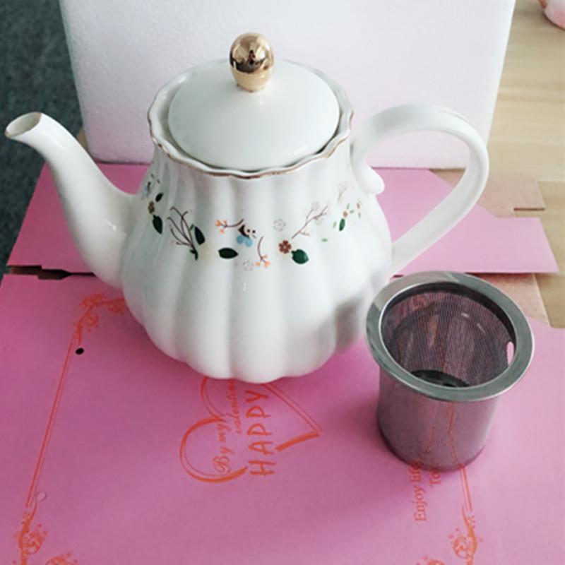 Gold-plated Flower Cup&saucer Dining Table Coffee Mug Delicate Porcelain Mugs Afternoon Tea Teacup Fruit Juice Container