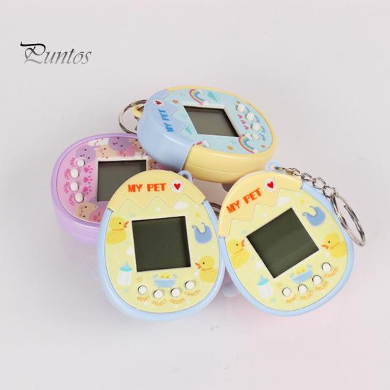 Elektroniczna zabawka dla zwierząt z brelokiem 168 zwierząt Mini cyfrowa maszyna dla zwierząt domowych przenośna wirtualna konsola do gier dla zwierząt plecak wisiorek dla dzieci dorośli urodziny