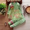 Premium Qualität Kleinkind Säugling Kinder Baby Mädchen Outfits Kleidung T-Shirt Tops Kleid Und Hosen 2-teiliges Set