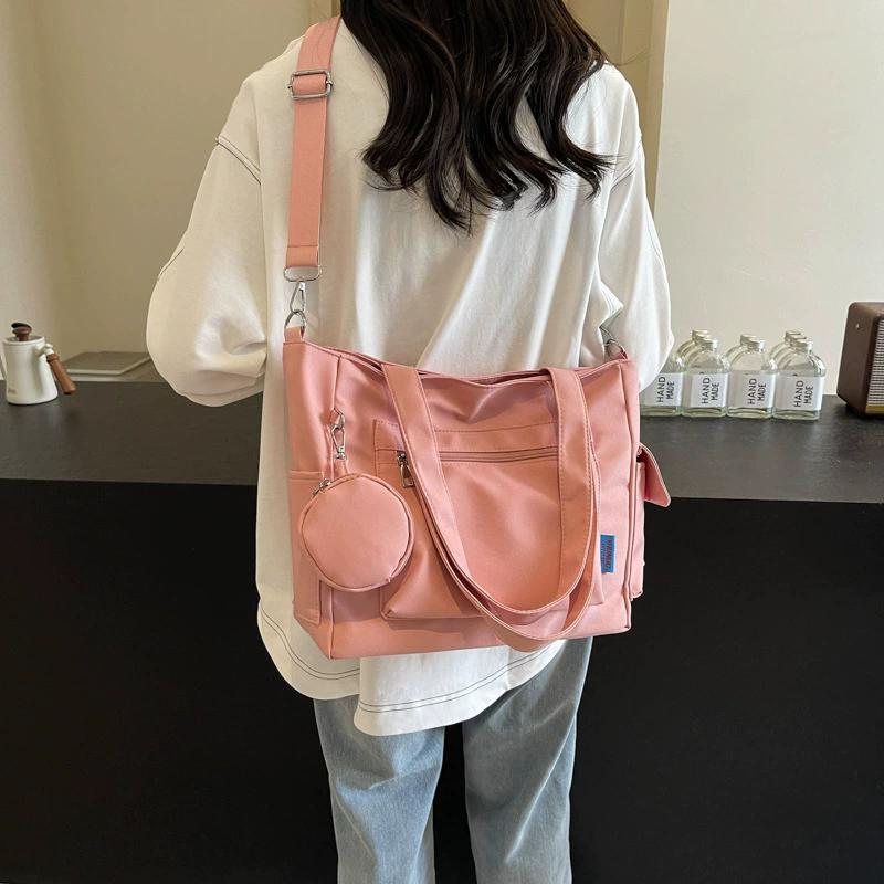 Women's Multi-Compartment Crossbody Tote Bag Stylish Casual Handbag for Daily & Travel Use