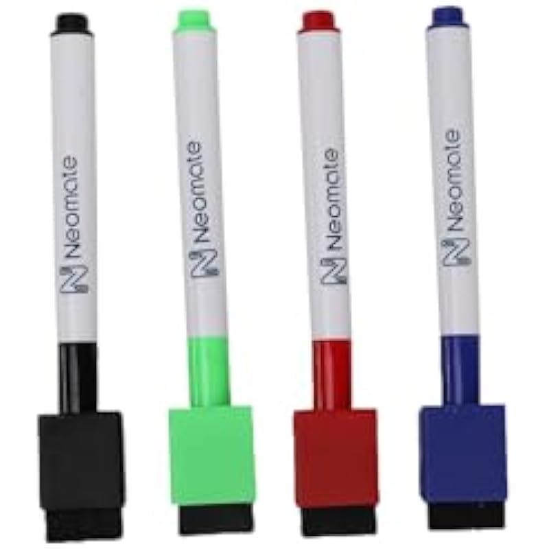 

Neomate Magnetic Dry Erase White Board Sheet | Includes 4 Marker Pens, 1 Eraser | 43x28 cm | Daily Planner, Reminders, S 11 X 17 білий