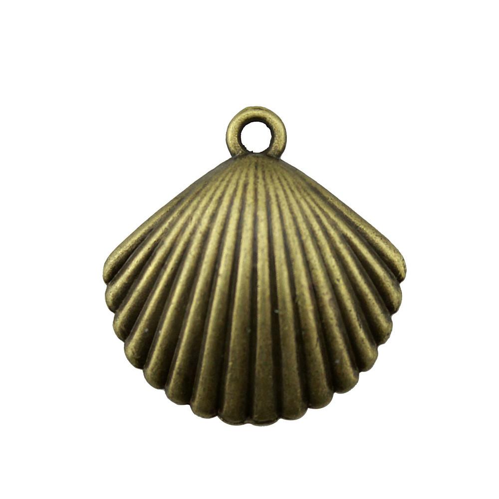 Shell Charms Multi Color Alloy Pendants For Beach Themed DIY Jewelry Accessories