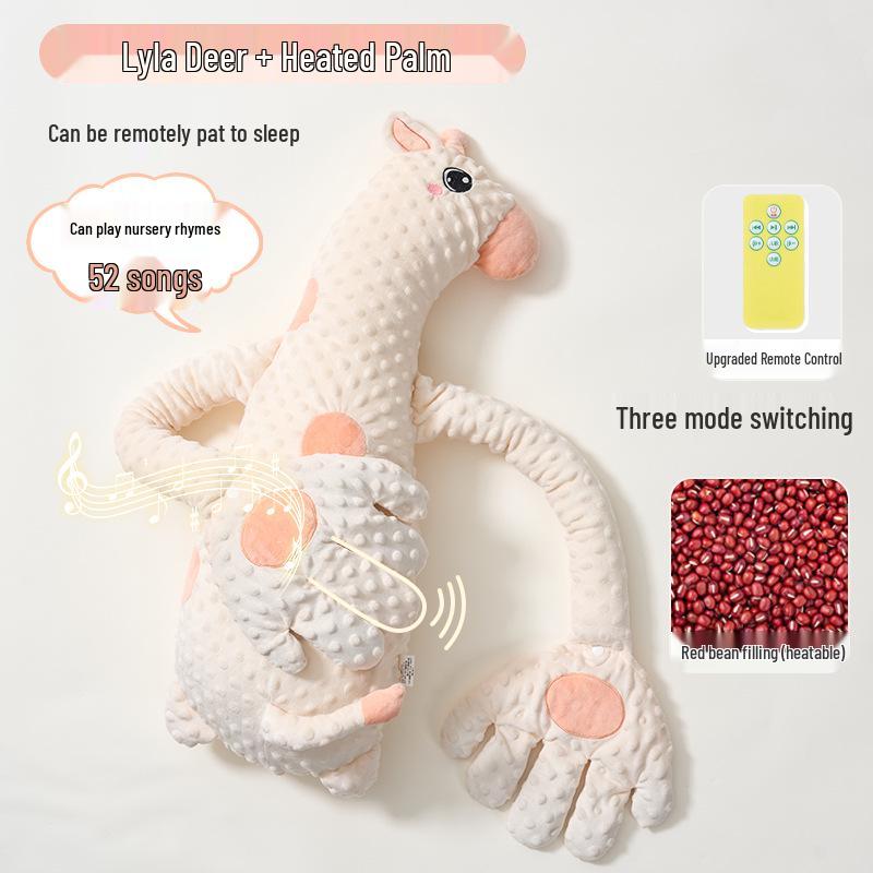 Almohada Calmante para Dormir de Bebé – Cojín de Confort Anti-Sobresaltos para Acariciar Suavemente y Abrazar
