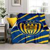 Luqueno Club Emblem Blanket Outdoor Flannel Blanket for Camping, Hiking, Garden Parties, Picnic Essentials,gift for family and friends