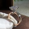Classic 4 Claws Design Bridal Engagement Wedding Rings AAA Dazzling Cubic Zirconia Hot Sale Timeless Style Female Jewelry