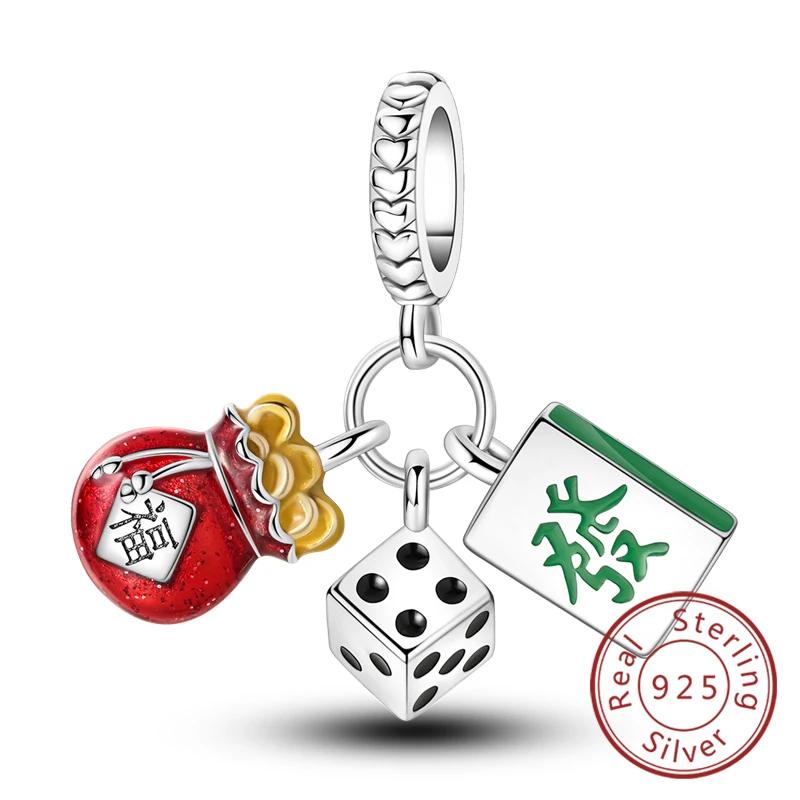 Charms New Copper Charms Beads Pendants Fit Original Bracelets Diy Charm Women Jewelry Making