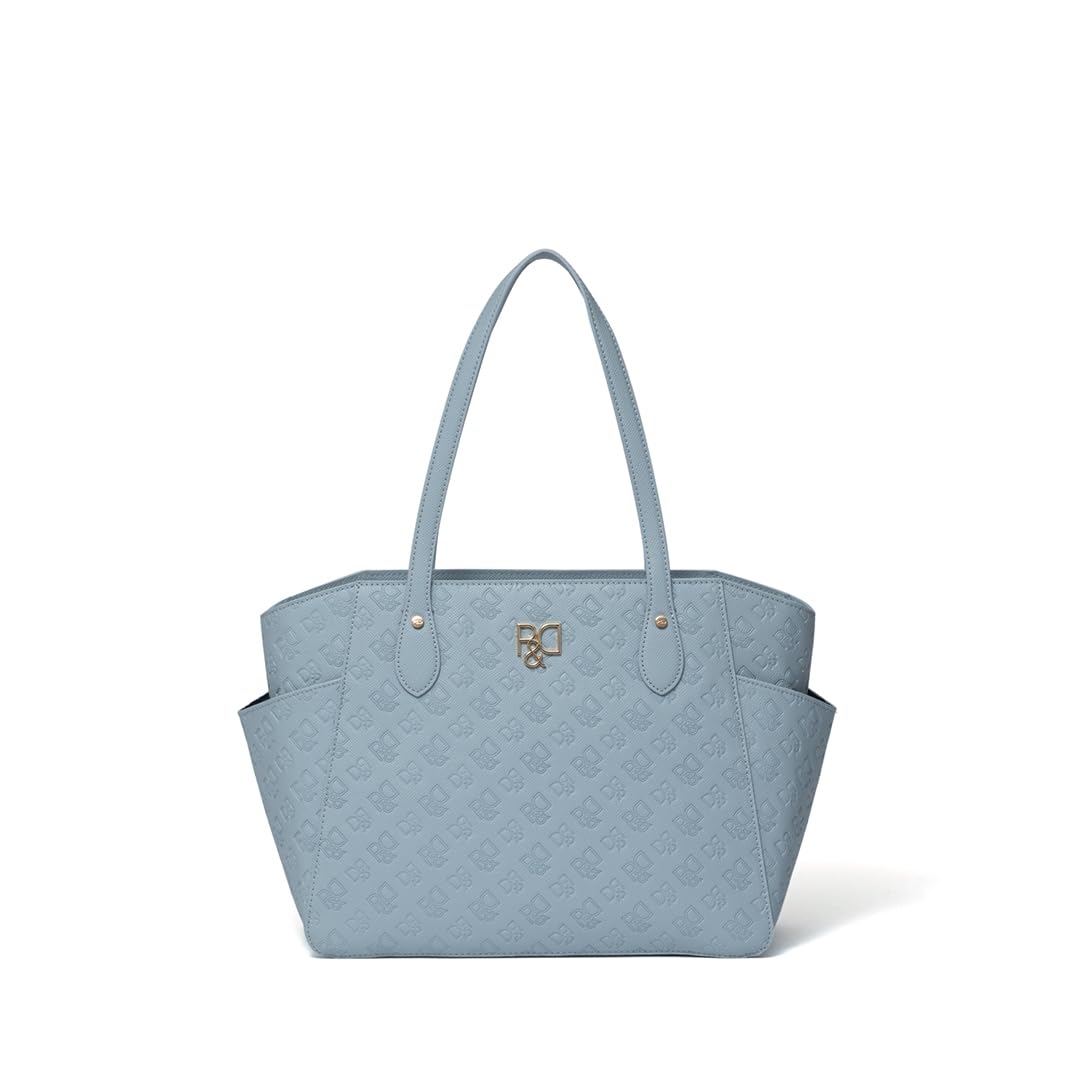 

Pinky & Diane Tote Bag [Mirror] Logo Embossed Basic Cute for Adults PDLHGCH1 Blue Women s